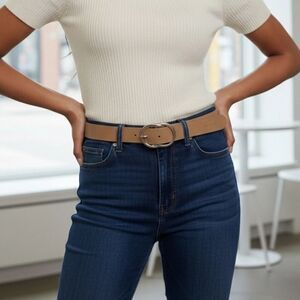 Vince Camuto Tan Belt waist 29"- 33"
